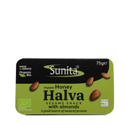 Sunita Organic Honey Halva with Almonds 75g