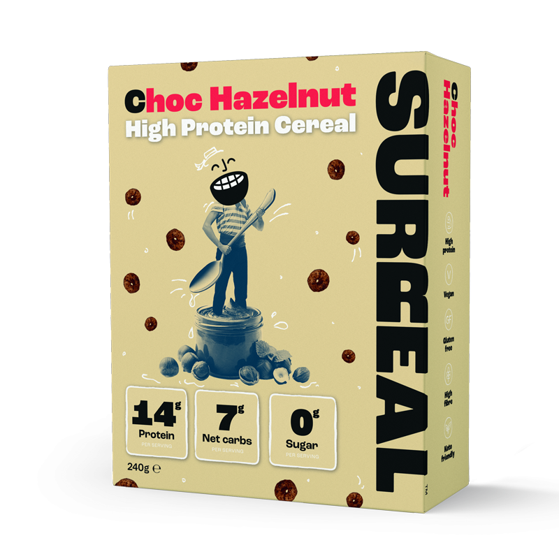 Surreal Choc Hazelnut High Protein Cereal 240g