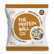 The Protein Ball co Coffee Oat Muffin Vitamin Balls 10 x 45g