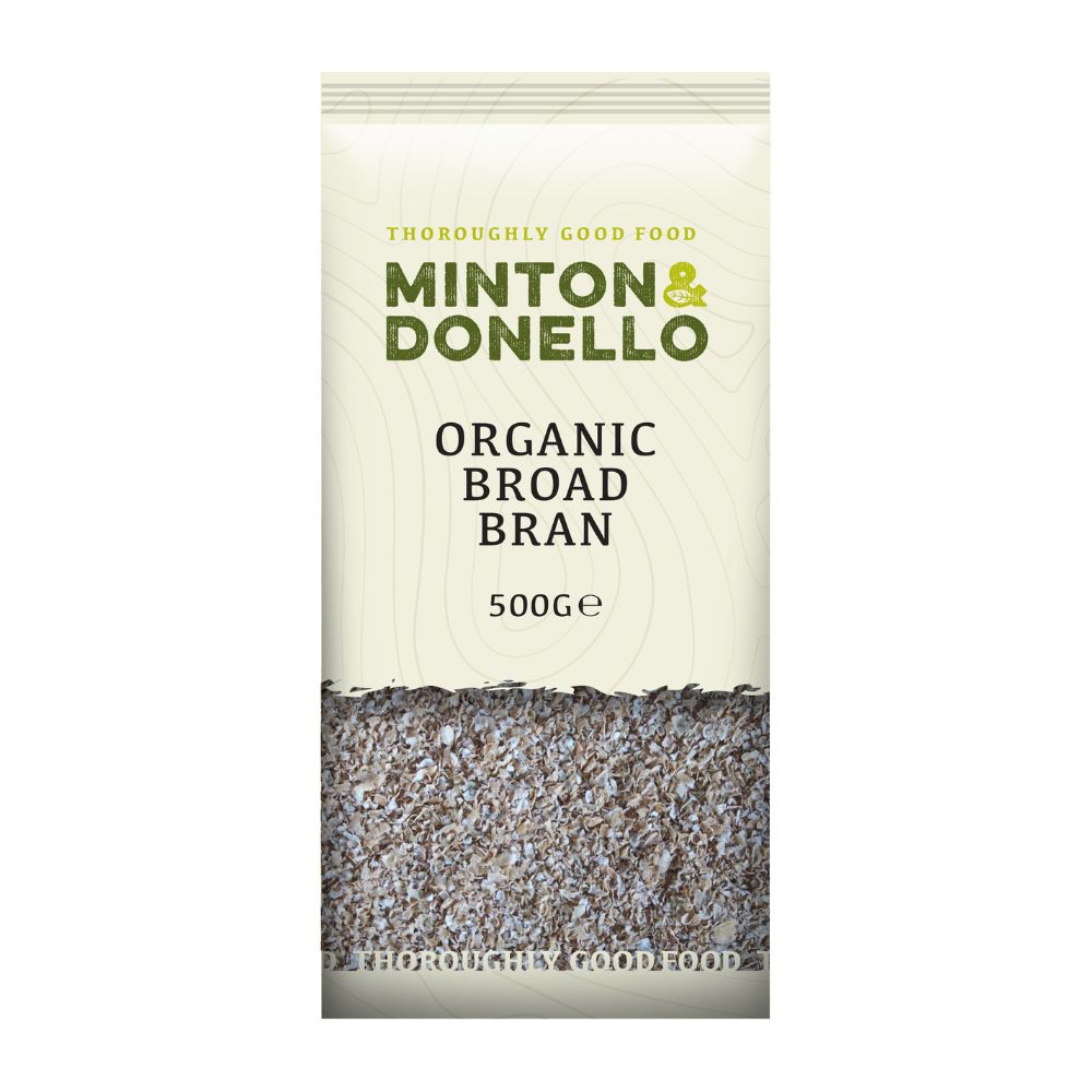 Minton & Donello Organic Broad Bran 6 x 500g