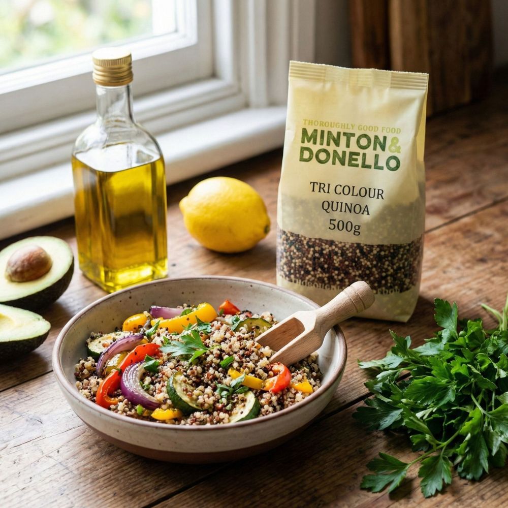 Minton & Donello Organic Tri Colour Quinoa 6 x 500g
