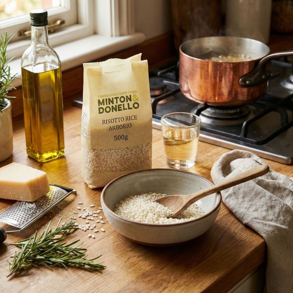 Minton & Donello Organic Risotto Rice Arborio 6 x 500g