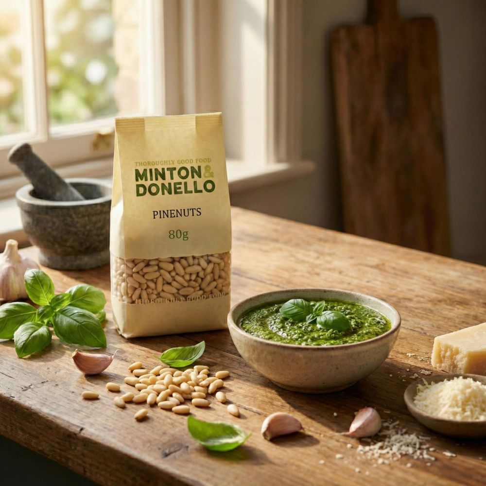 Minton & Donello Organic Pine Nuts 6 x 80g