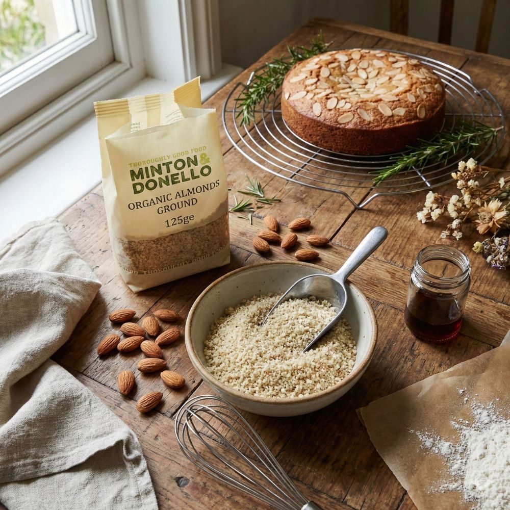 Minton & Donello Organic Ground Almonds 6 x 125g