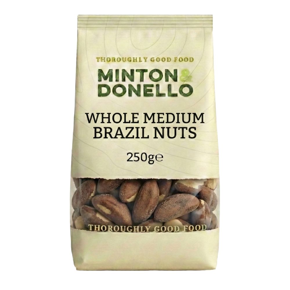 Minton & Donello Whole Medium Brazil Nuts 6 x 250g