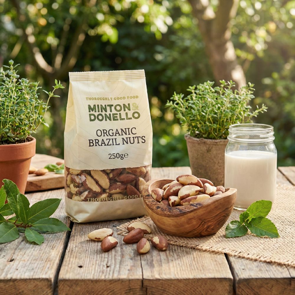 Minton & Donello Organic Brazil Nuts 6 x 250g