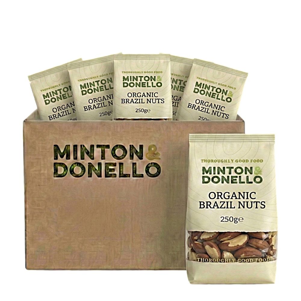 Minton & Donello Organic Brazil Nuts 6 x 250g