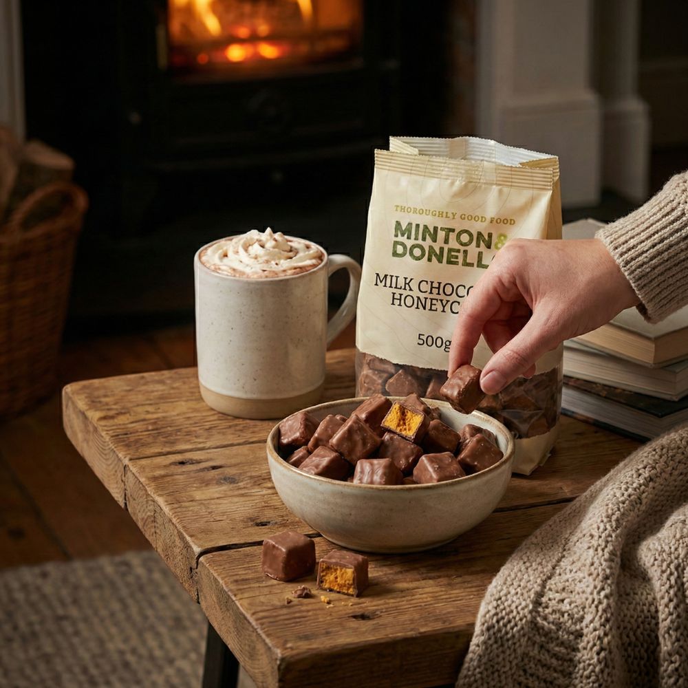 Minton & Donello Milk Chocolate Honeycomb 6 x 500g