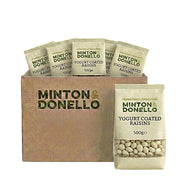Minton & Donello Yoghurt Coated Raisins 6 x 500g