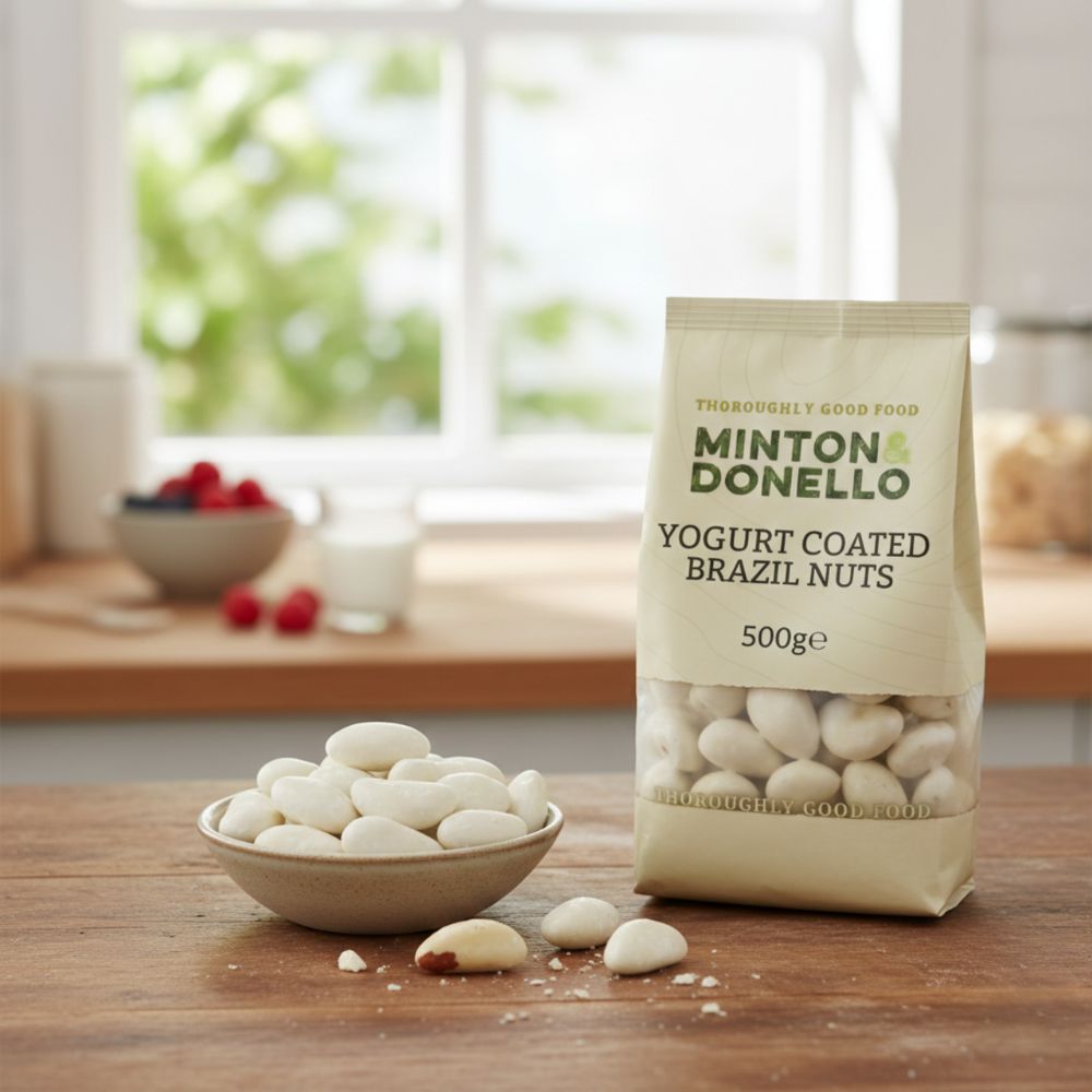 Minton & Donello Yoghurt Coated Brazil Nuts 6 x 500g