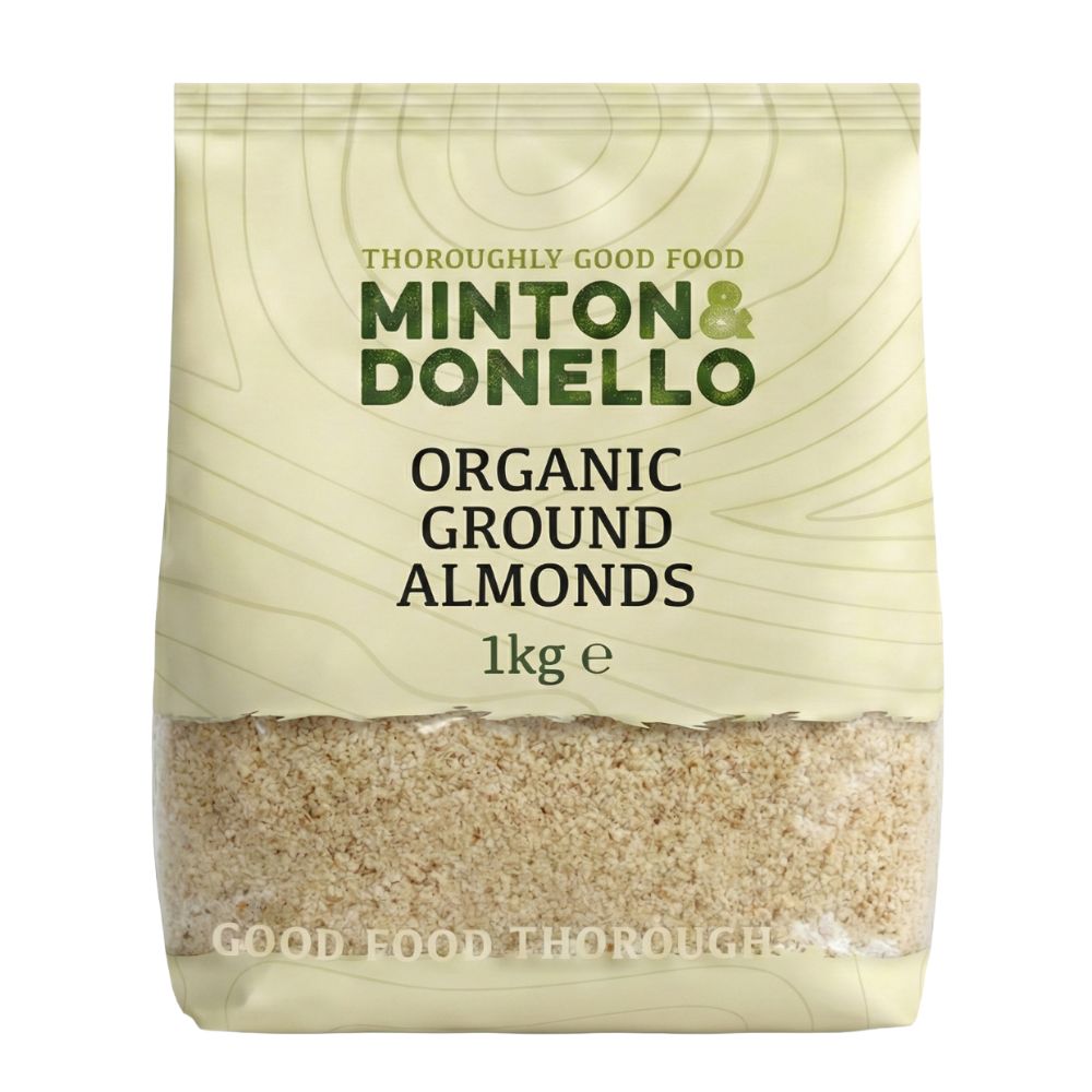Minton & Donello Organic Ground Almonds 6 x 1Kg