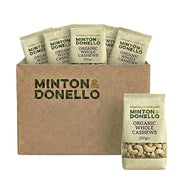 Minton & Donello Organic Whole Cashews 6 x 250g