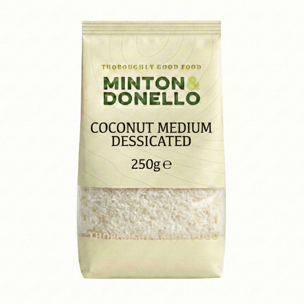 Minton & Donello Medium Desiccated Coconut 6 x 250g