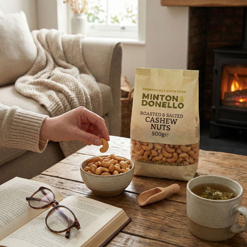 Minton & Donello Roasted & Salted Cashew Nuts  6 x 500g