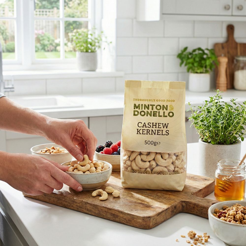 Minton & Donello Cashew Kernels 6 x 500g