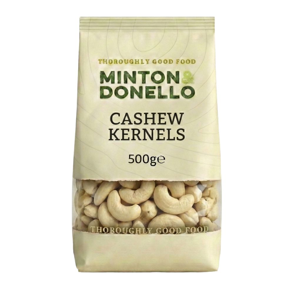 Minton & Donello Cashew Kernels 6 x 500g
