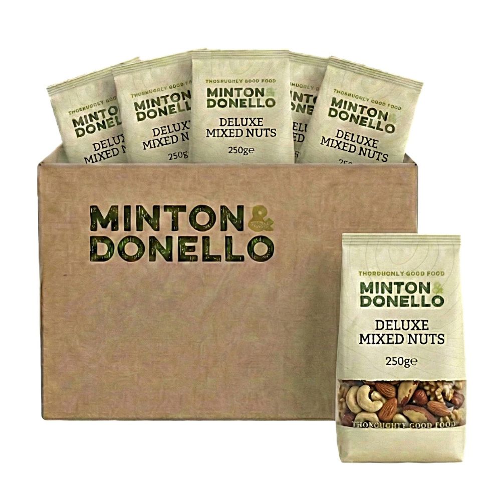 Minton & Donello Deluxe Mixed Nuts 6 x 250g