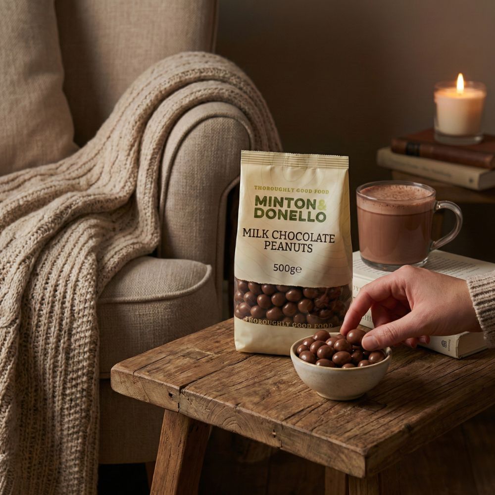 Minton & Donello Milk Chocolate Peanuts 6 x 500g