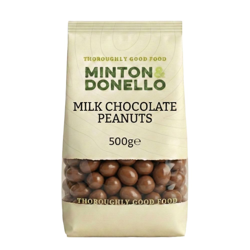 Minton & Donello Milk Chocolate Peanuts 6 x 500g