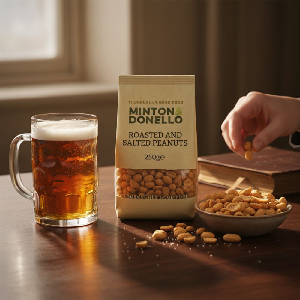 Minton & Donello Roasted and Salted Peanuts 6 x 250g