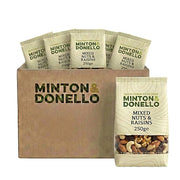 Minton & Donello Mixed Nuts and Raisins 6 x 250g
