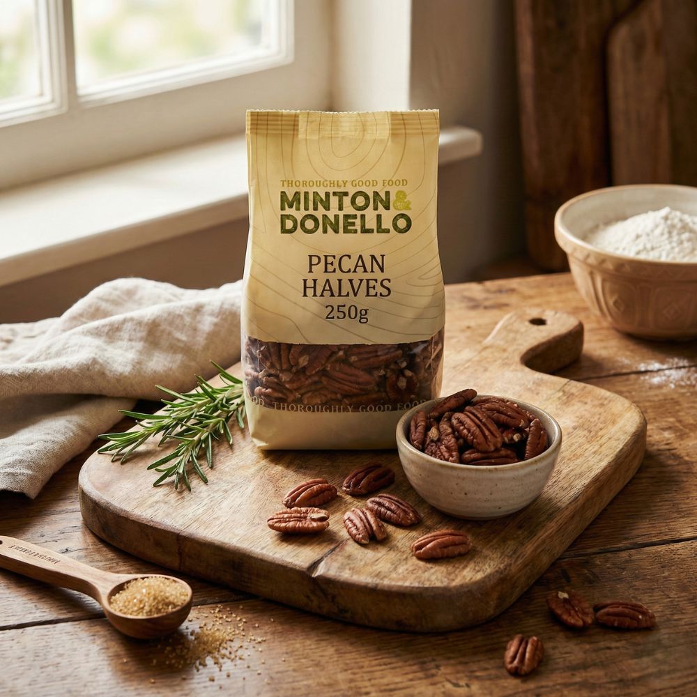 Minton & Donello Pecan Halves 6 x 250g