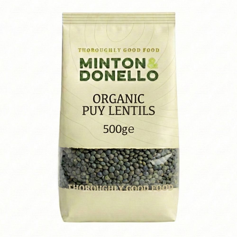 Minton & Donello Organic Puy Lentils 6 x 500g