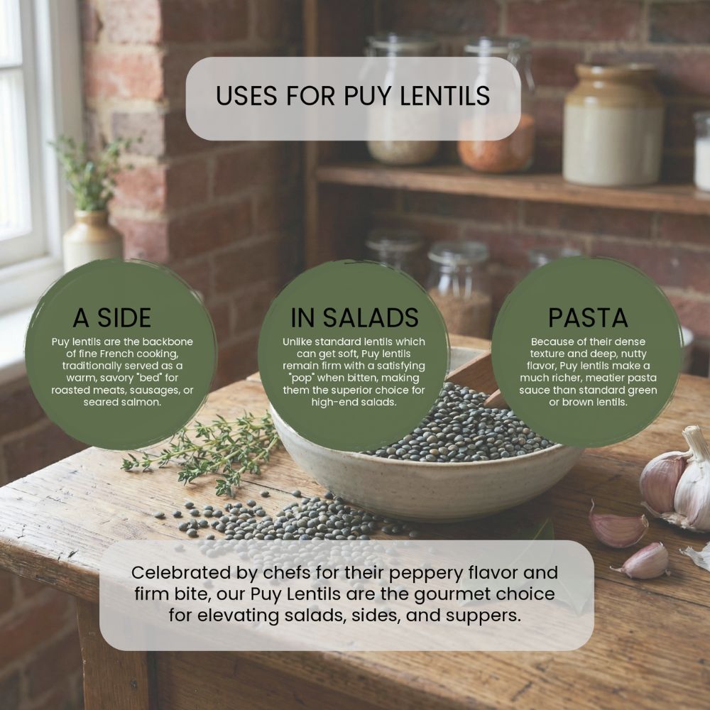 Minton & Donello Organic Puy Lentils 6 x 500g