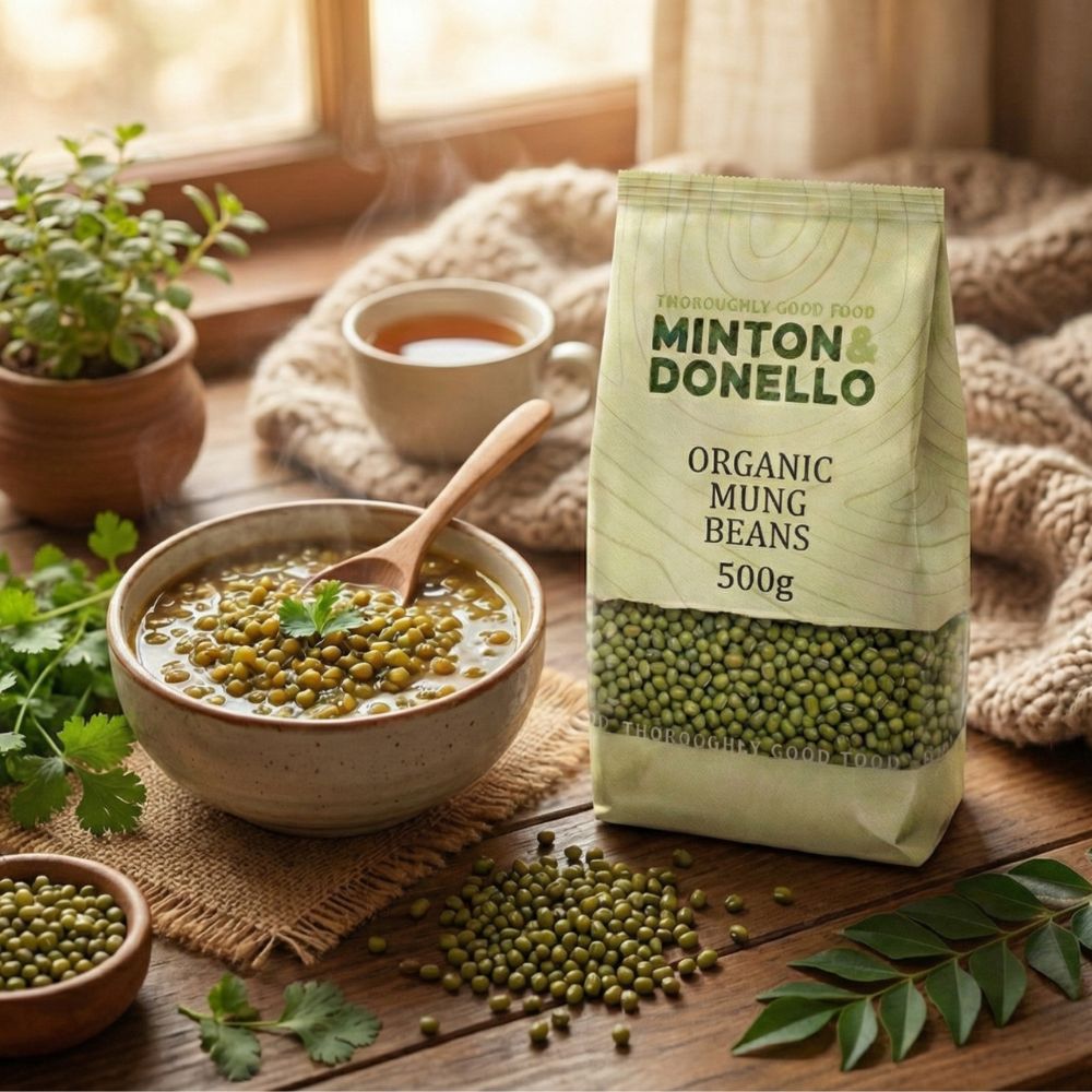 Minton & Donello Organic Mung Beans 6 x 500g