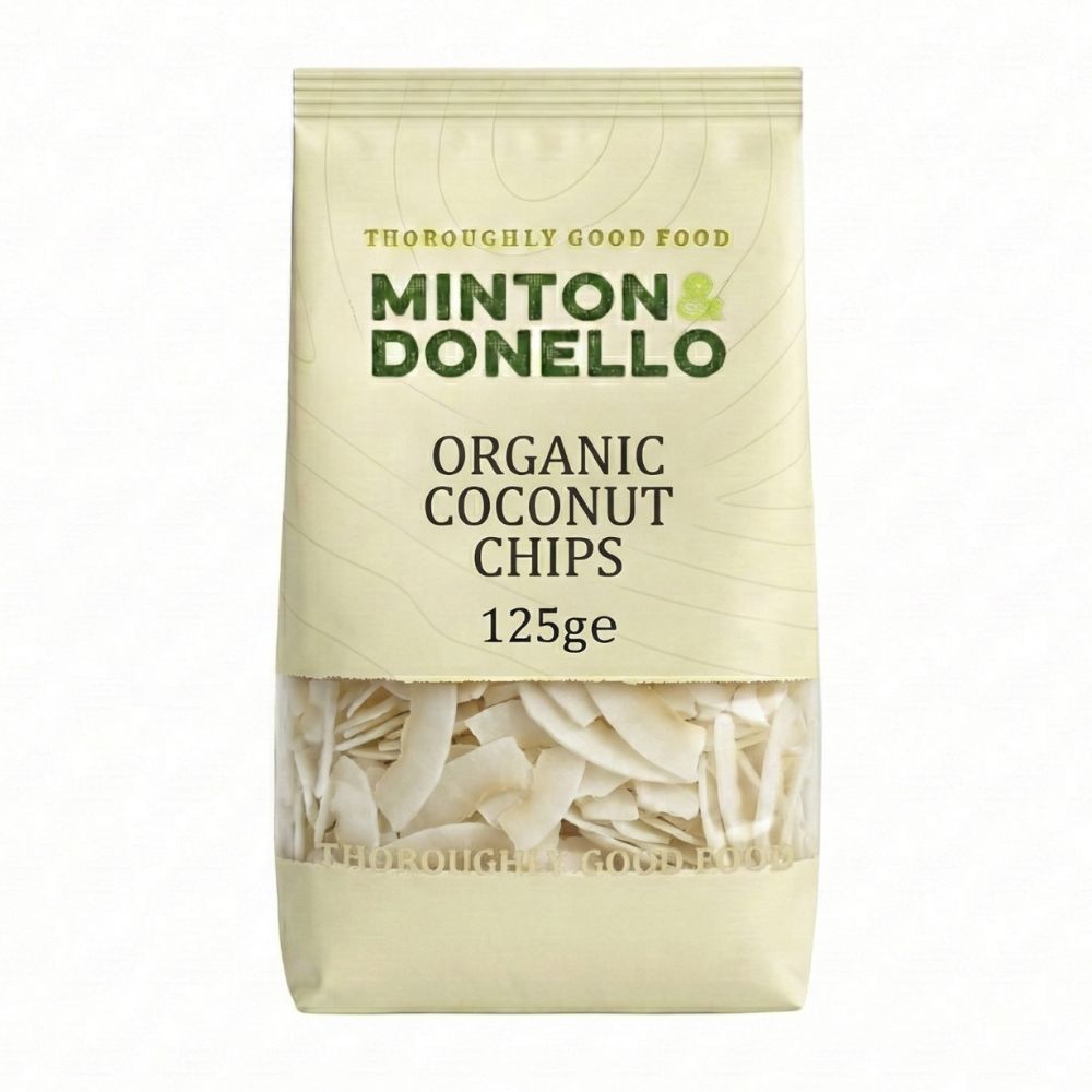 Minton & Donello Organic Coconut Chips 6 x 125g