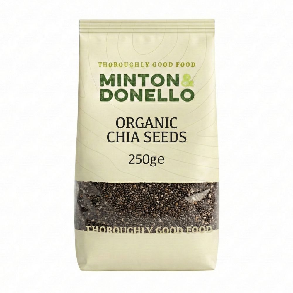 Minton & Donello Organic Chia Seeds 6 x 250g