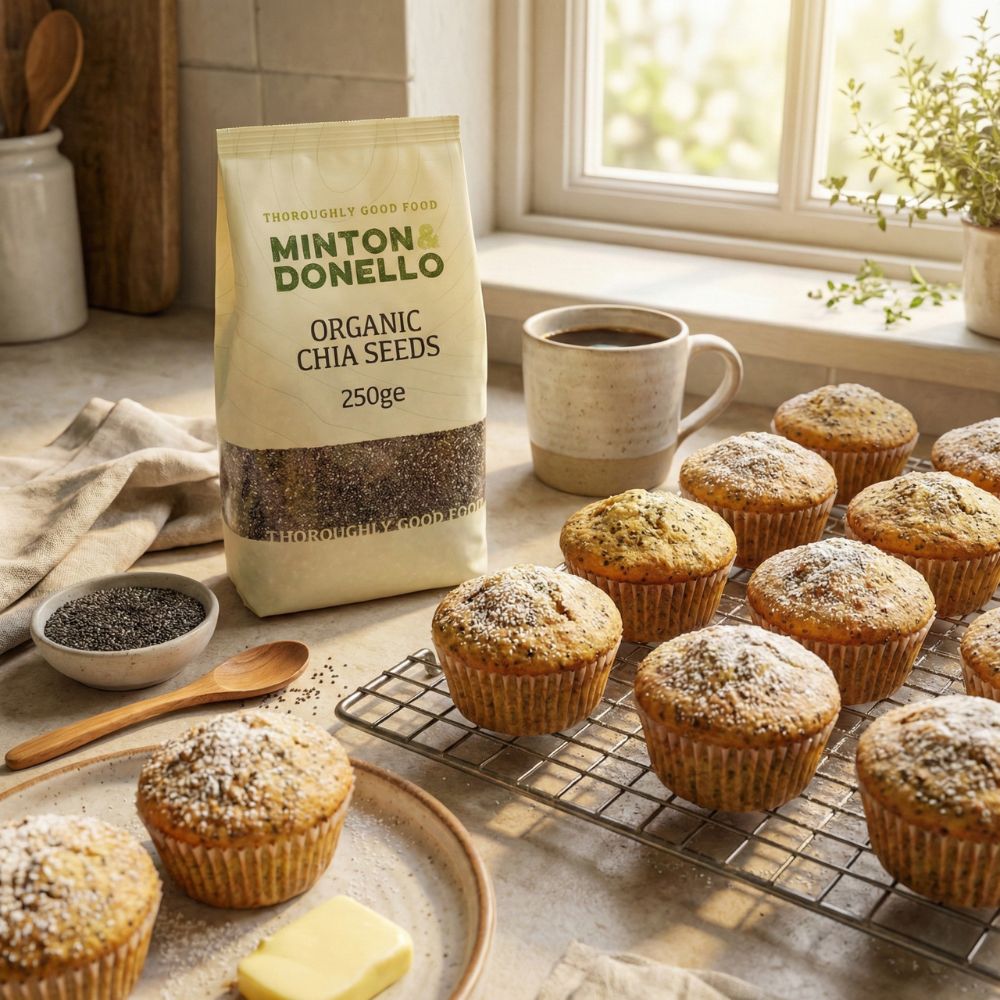 Minton & Donello Organic Chia Seeds 6 x 250g