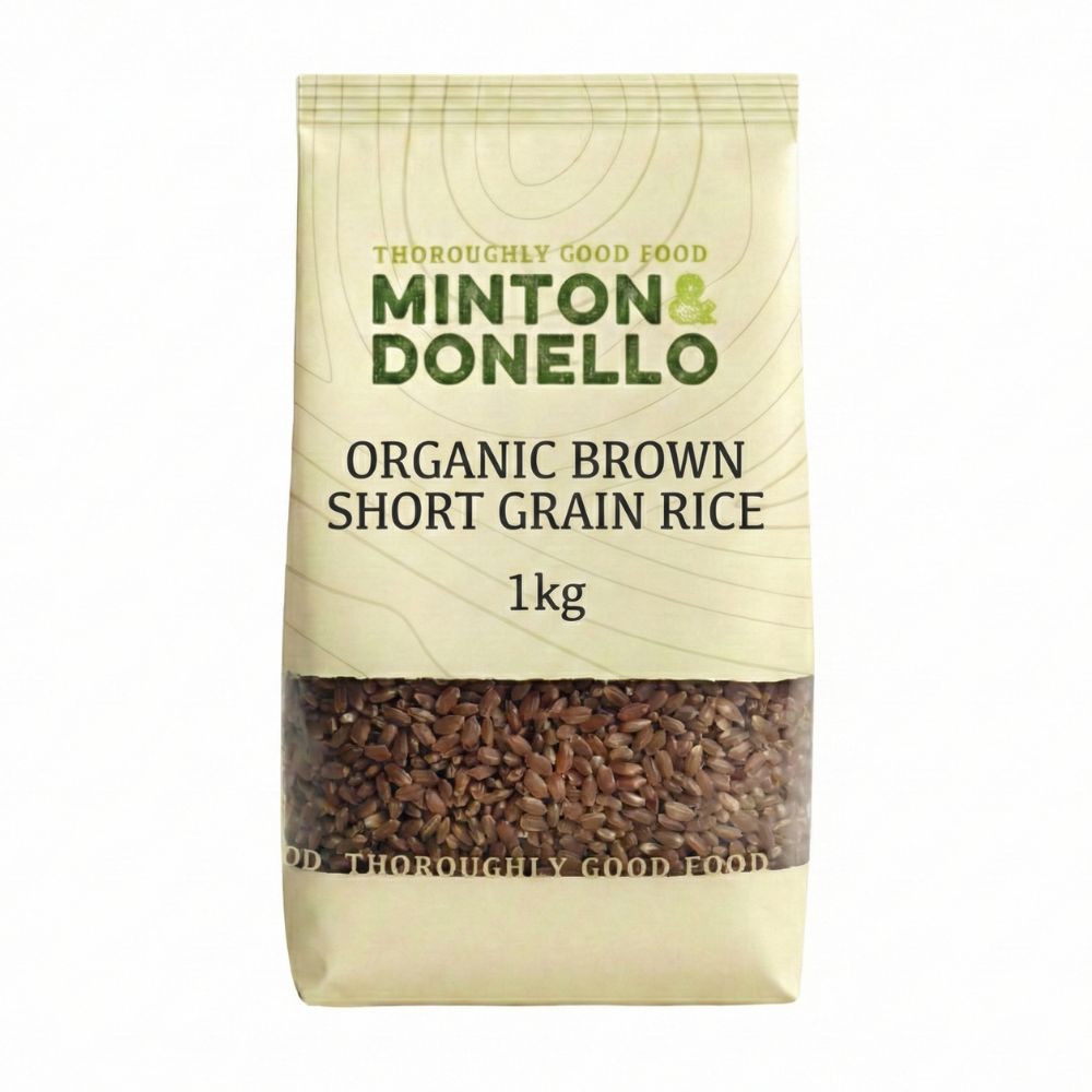 Minton & Donello Organic Short Grain Brown Rice 6 x 1Kg