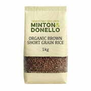 Minton & Donello Organic Short Grain Brown Rice 6 x 1Kg