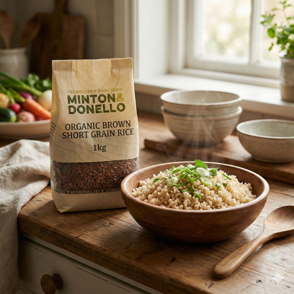 Minton & Donello Organic Short Grain Brown Rice 6 x 1Kg