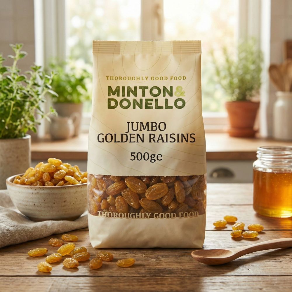 Minton & Donello Golden Raisins 6 x 500g