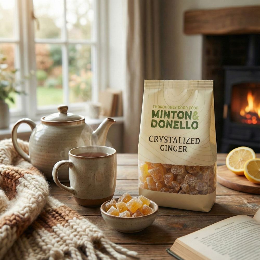 Minton & Donello Diced Crystallised Ginger 6 x 500g