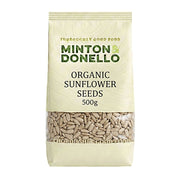 Minton & Donello Organic Sunflower Seeds 6 x 500g