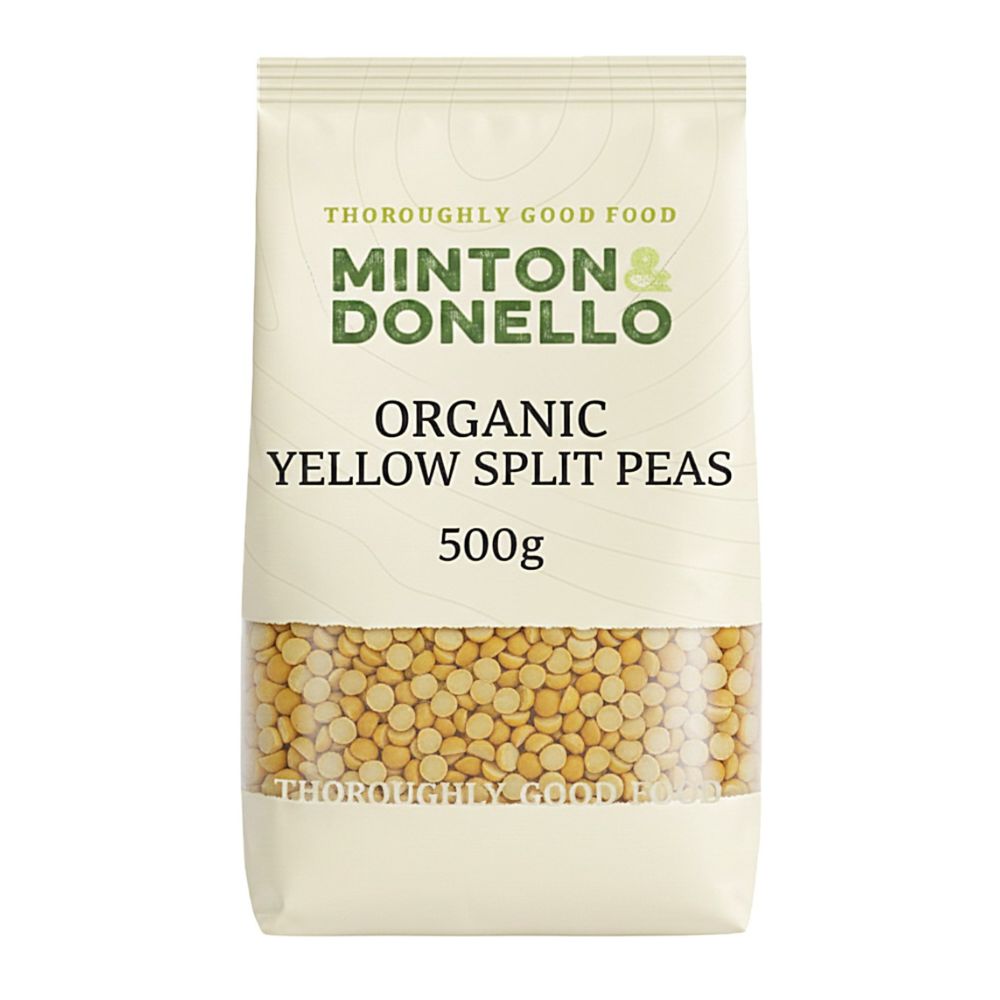 Minton & Donello Organic Yellow Split Peas 6 x 500g