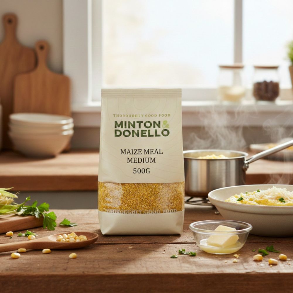 Minton & Donello Medium Maize Meal 6 x 500g