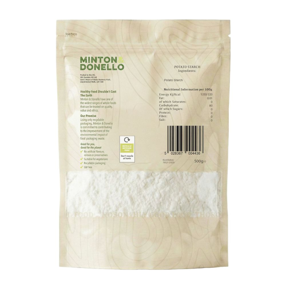 Minton & Donello Potato Starch 6 x 500g