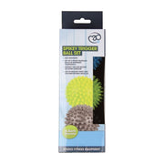 The Mad Group Spiky Massage Balls Set Blue Green & Grey