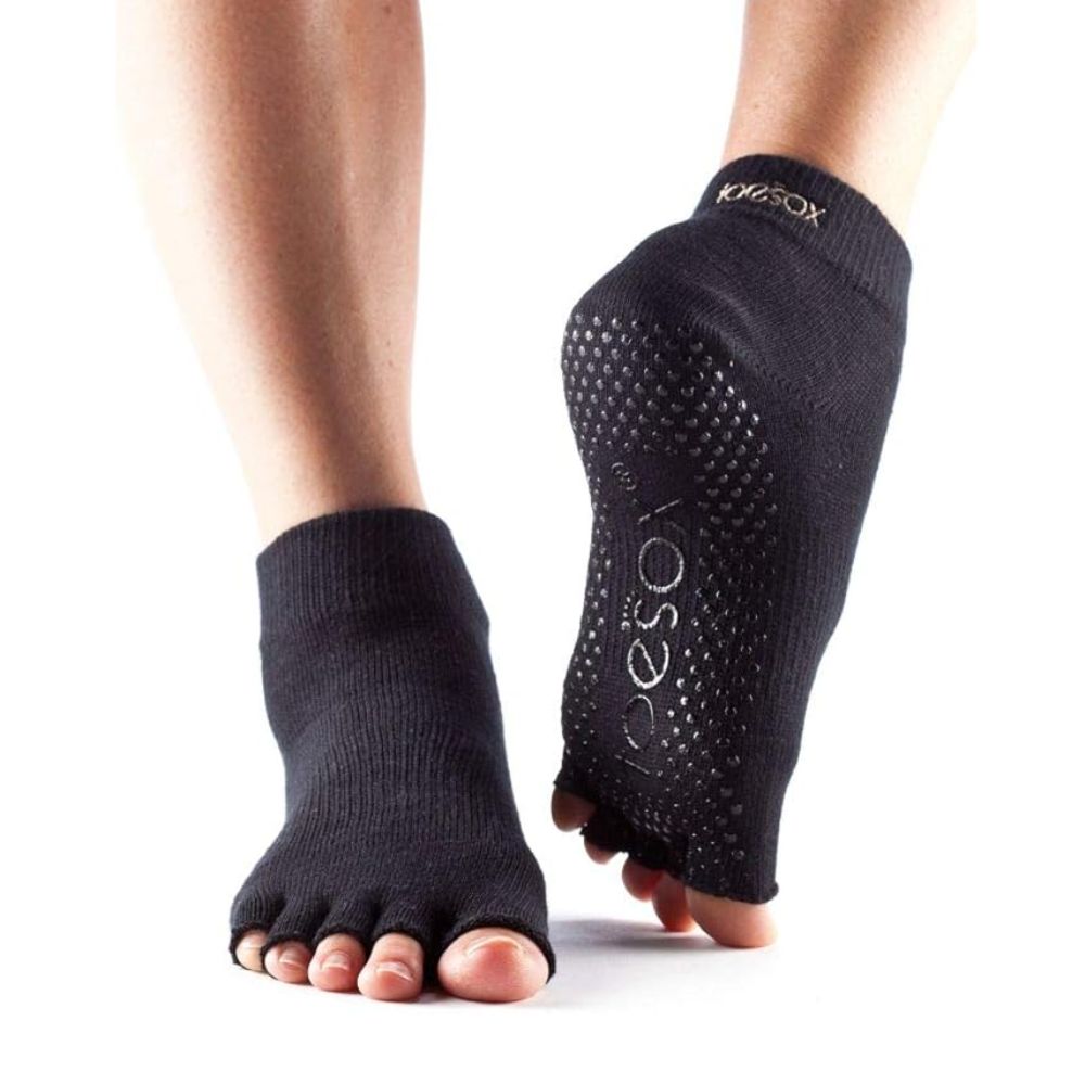 The Mad Group Half Toe Ankle Grip Socks Black Medium