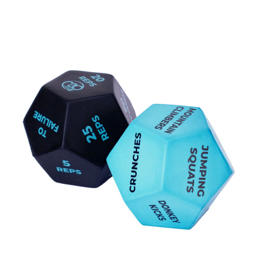 The Mad Group 12-Sided Fitness Dice Pair