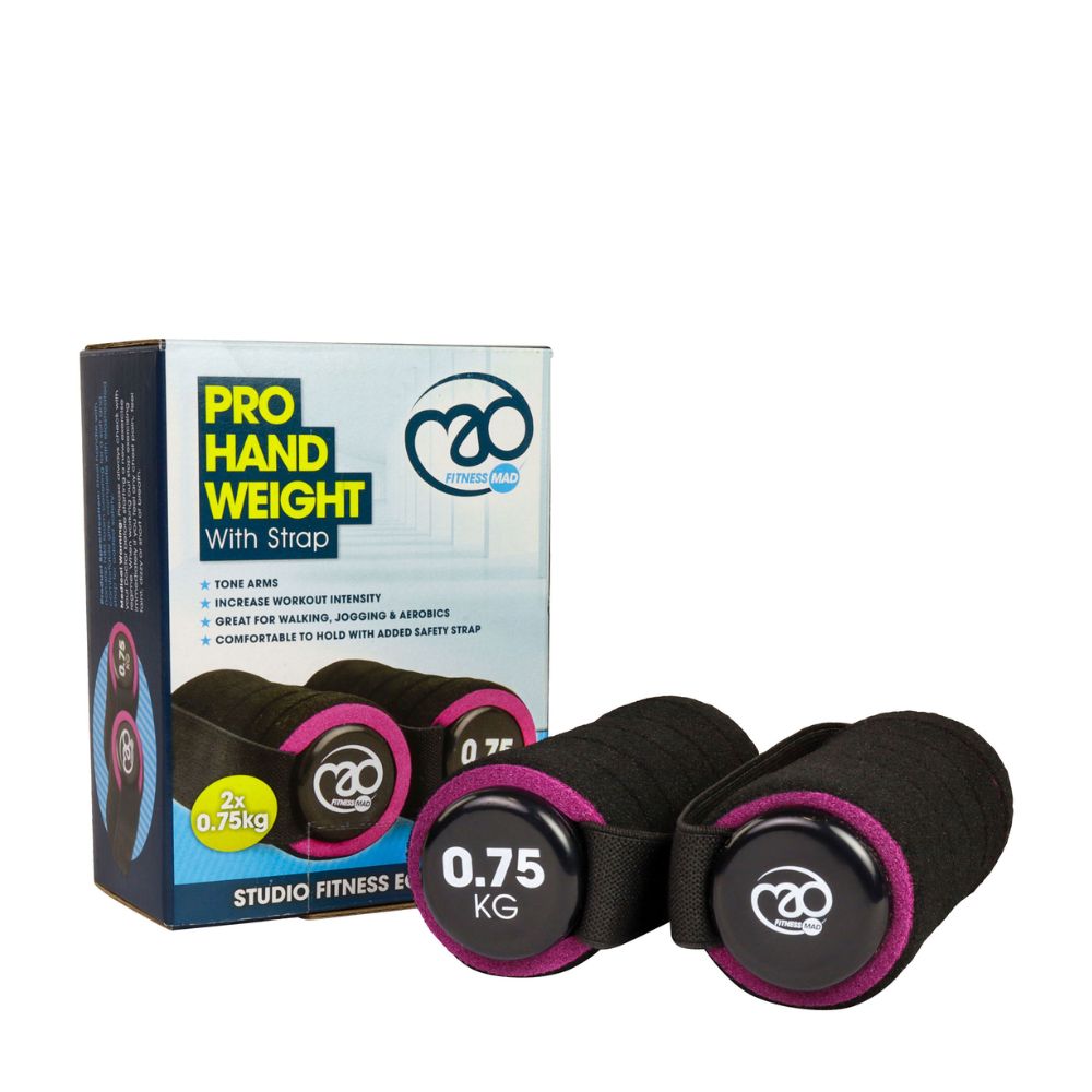 The Mad Group Pro Hand Weights 0.75kg Purple
