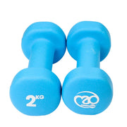 The Mad Group Neoprene Dumbbells Blue 2kg
