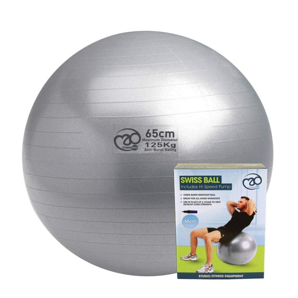 The Mad Group Swiss Ball with Pump 65cm 150kg