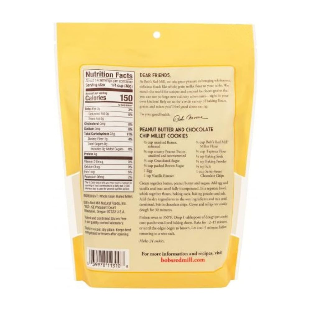 Bob's Red Mill Millet Gluten Free Flour 567g