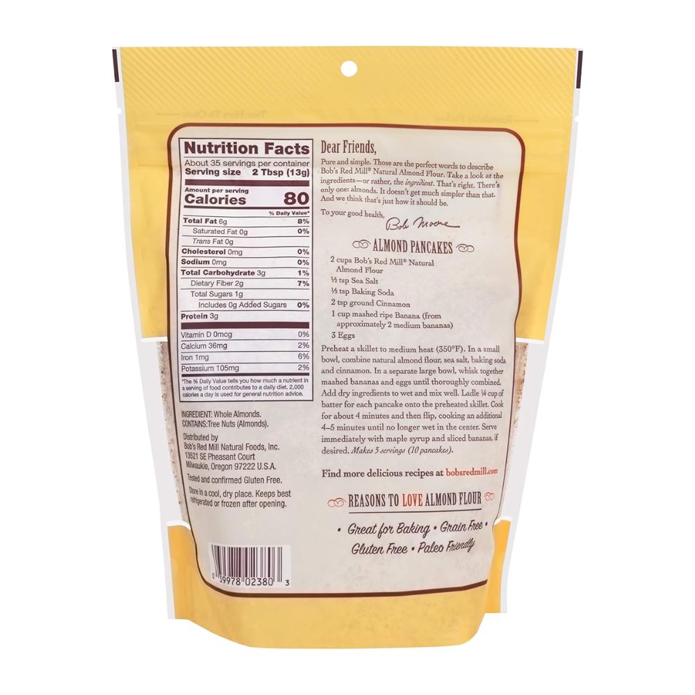 Bob's Red Mill Natural Almond Flour 453g