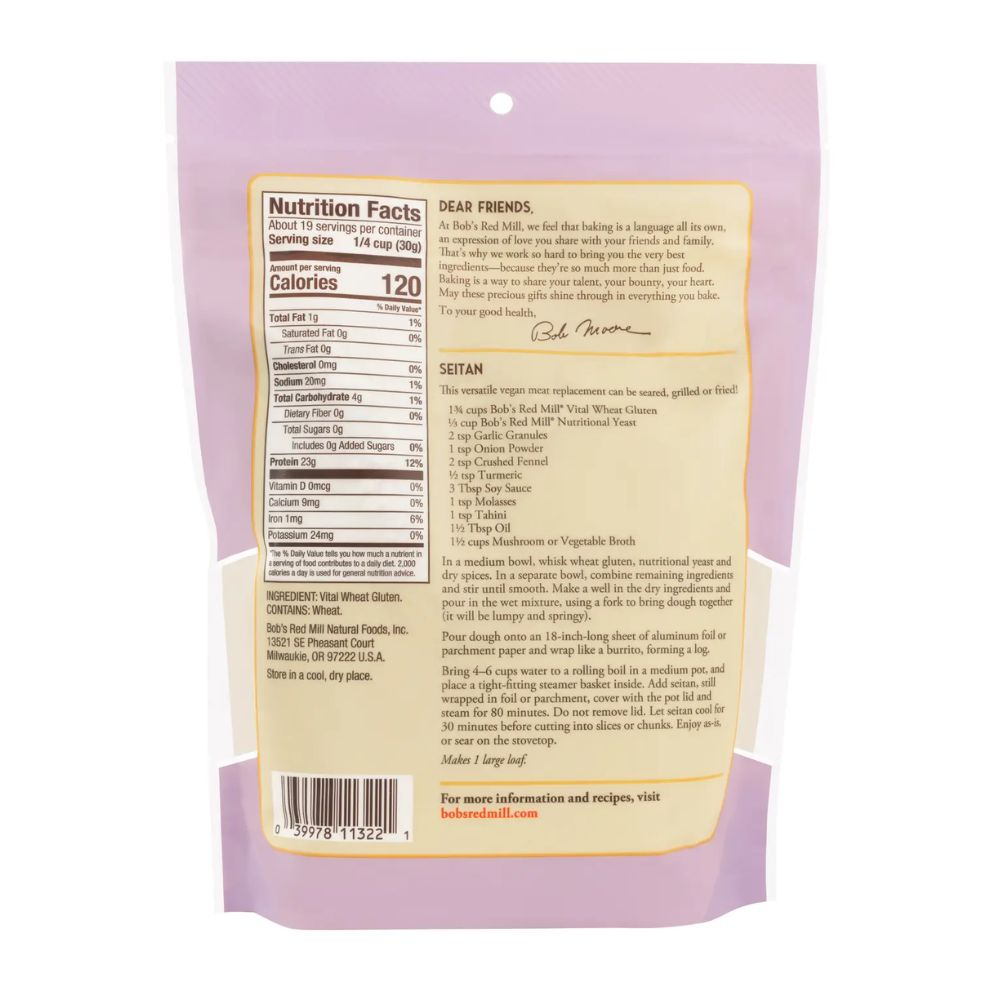Bob's Red Mill Vital Wheat Gluten Flour 567g